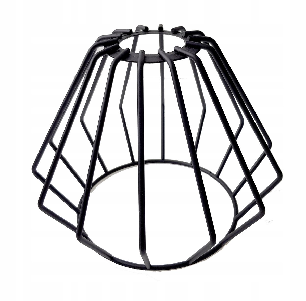 Metalen Lampenkap E27 Loft Stijl - Zwart Mat