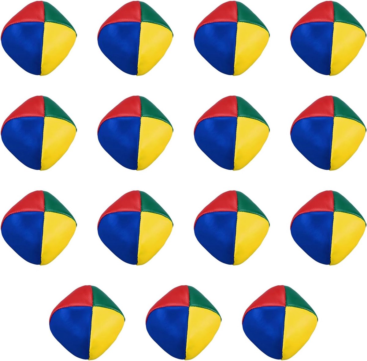 Pack of 15 Juggling Balls for Children, 5 cm, Durable Juggling Set, Reusable, Soft, Colourful Juggling Balls, Durable - ShopVlot
