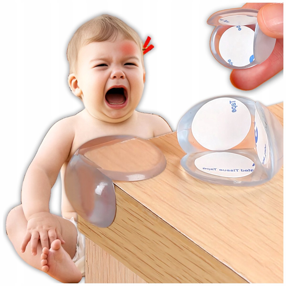 Siliconen accessoires voor meubels - 20 stuks - transparant