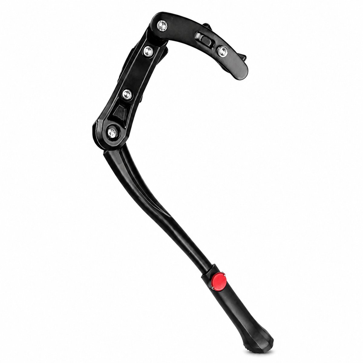Vixson – Verstelbare Fietsstandaard – Universeel Aluminium – Geschikt voor 61-74 cm Wielen – E-Bike, MTB & Stadsfiets – Driepuntsmontage – Zwart – ALUSTAND