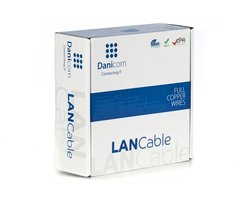 DANICOM CAT6 UTP 50 meter kabel op rol stug - LSZH (Dca) - Trekdoos - Internetkabel - Netwerkkabel - UTP kabel