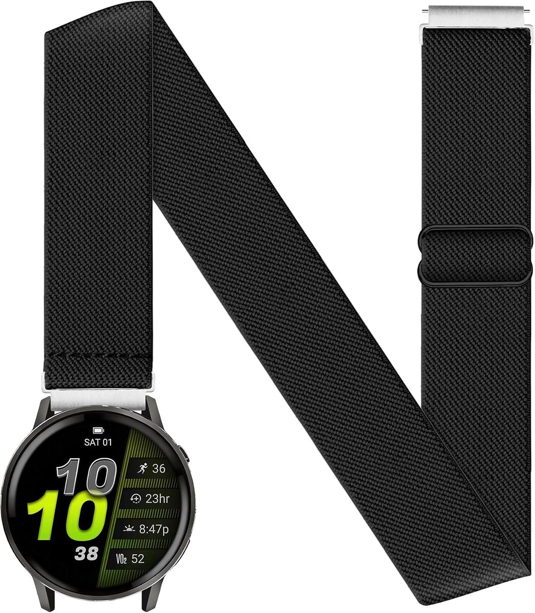 BALALA 18 20 22mm Single/Arm Stretch Strap Compatible with Garmin Watch Stretchy Strap - ShopVlot