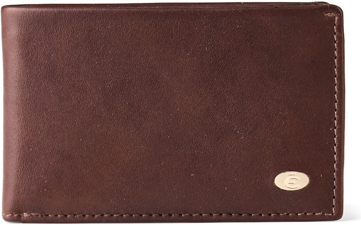 Esquire Chicago Portemonnee RFID-bescherming Leer 10.5 cm - Jongens - Horizontaal - braun