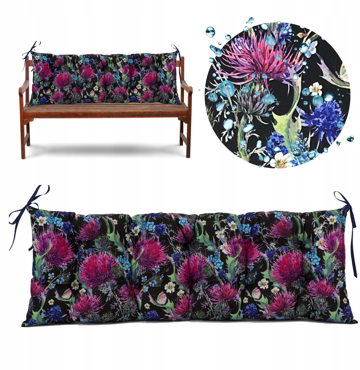 Waterdichte Tuinkussen voor Bank & Schommel - 100x45cm - Kleur 115