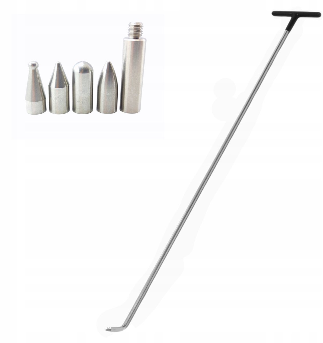 PDR-gereedschap voor het verwijderen van deuken, 90 cm, met verwisselbare koppen