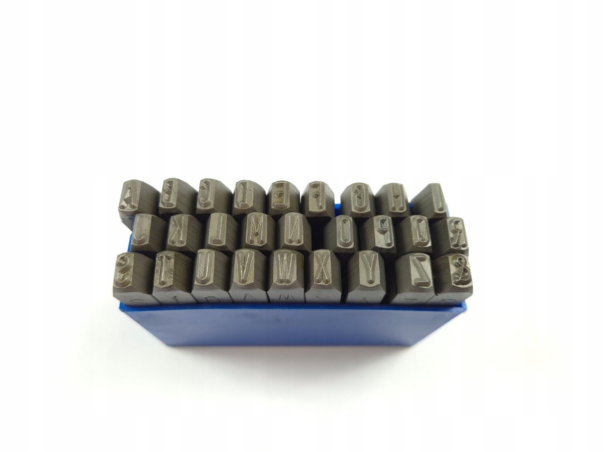 8mm Markeerletters en Cijfers Set - Metaalstempels
