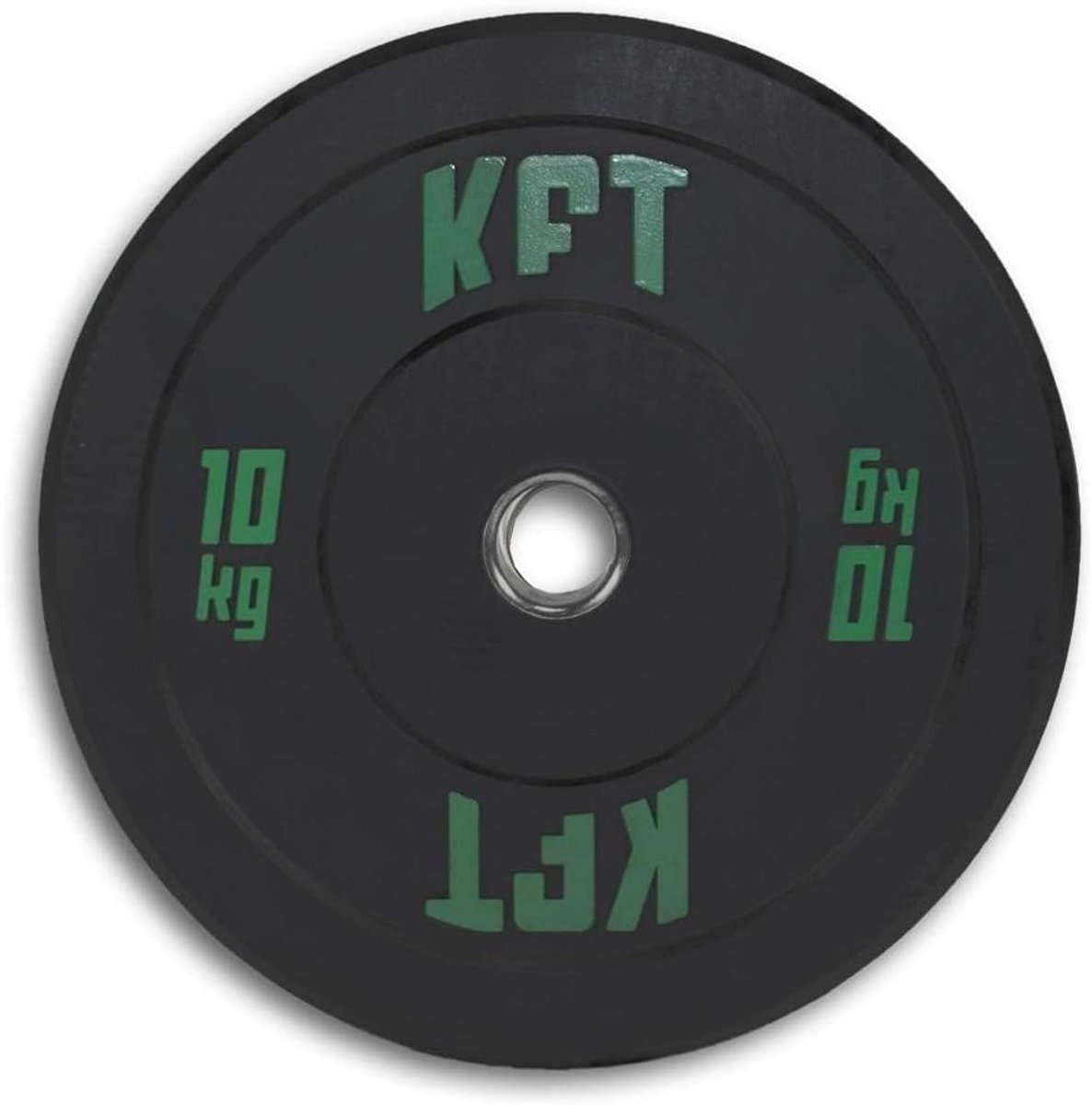 Halterdisc 10 kg - zwart - IWF goedgekeurd - ideaal voor gewichtheffen - ShopVlot