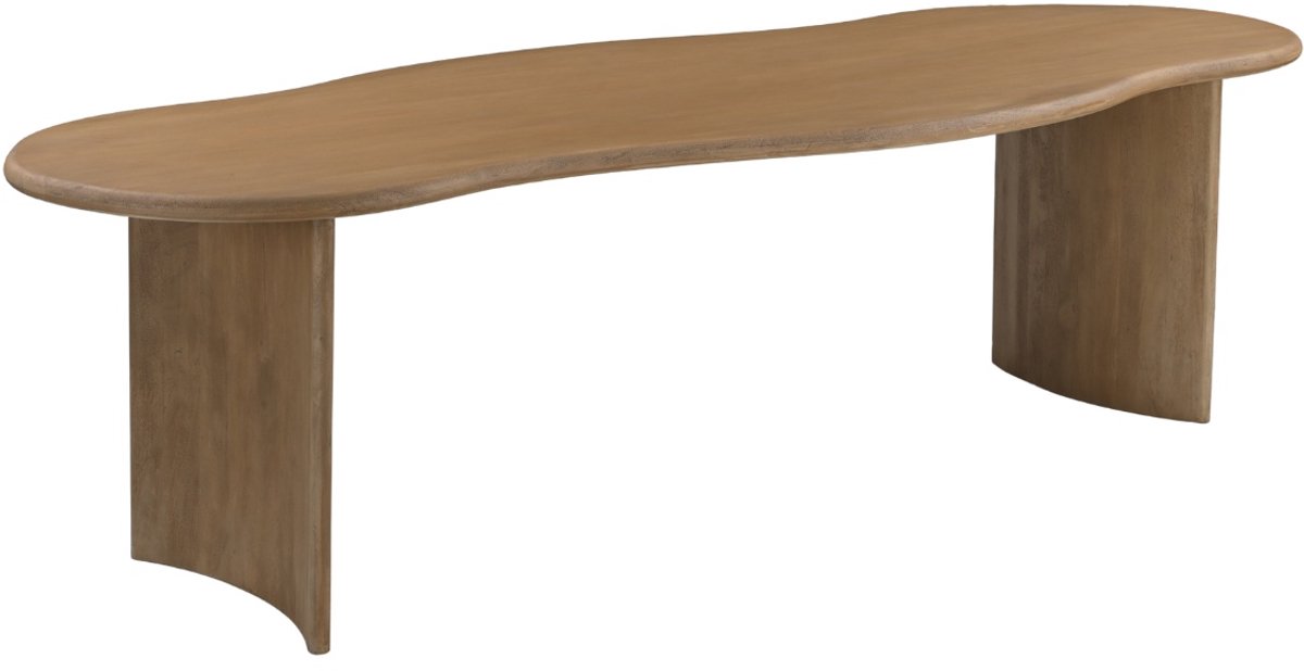 DÉJA Living Eettafel Tornio - Organisch Naturel Hout - 240x110x76cm