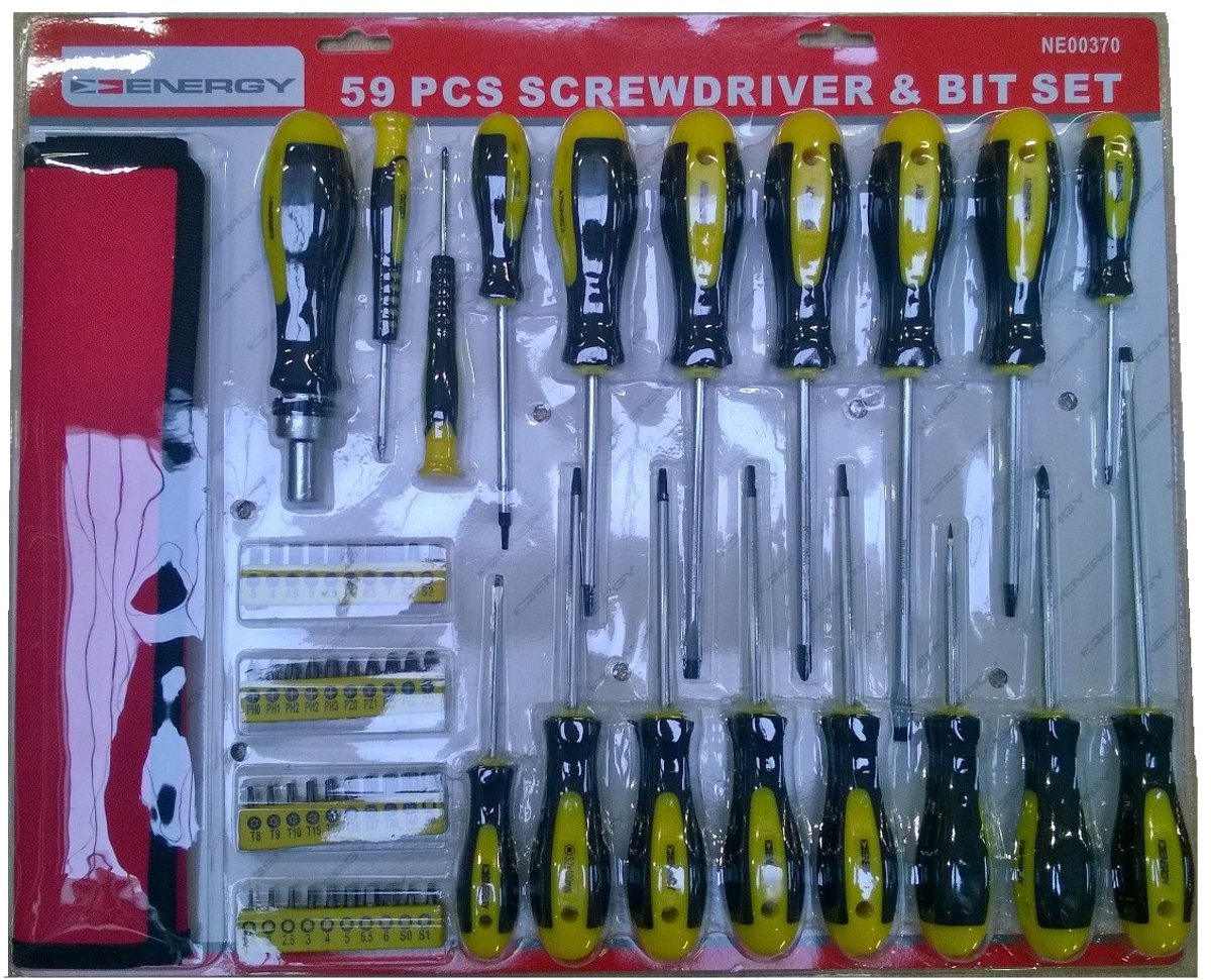 59-delige Schroevendraaierset - Professioneel Gereedschap