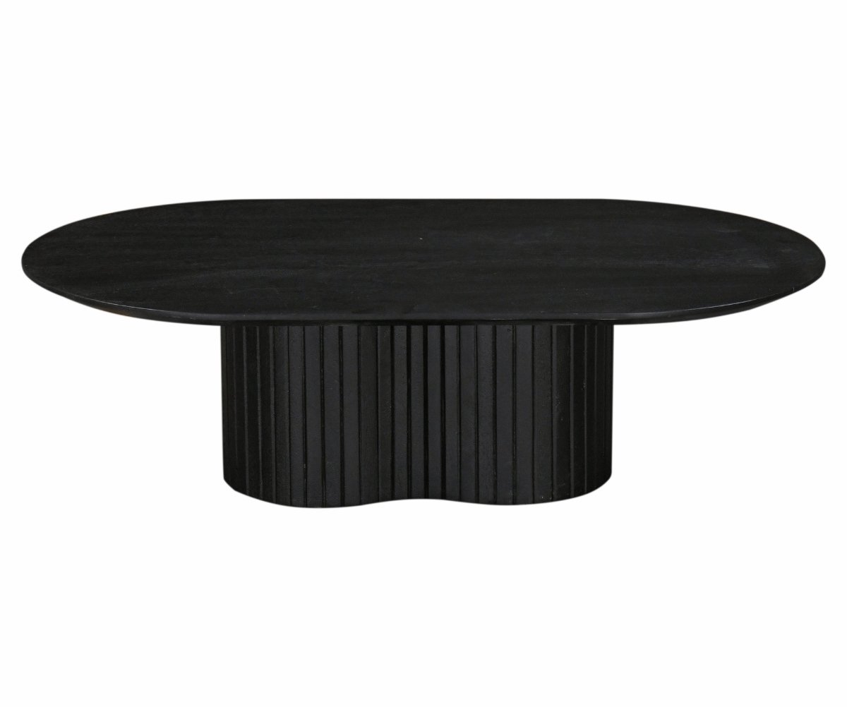 Giga Meubel Salontafel Ava - Ovaal - Mangohout - 120cm