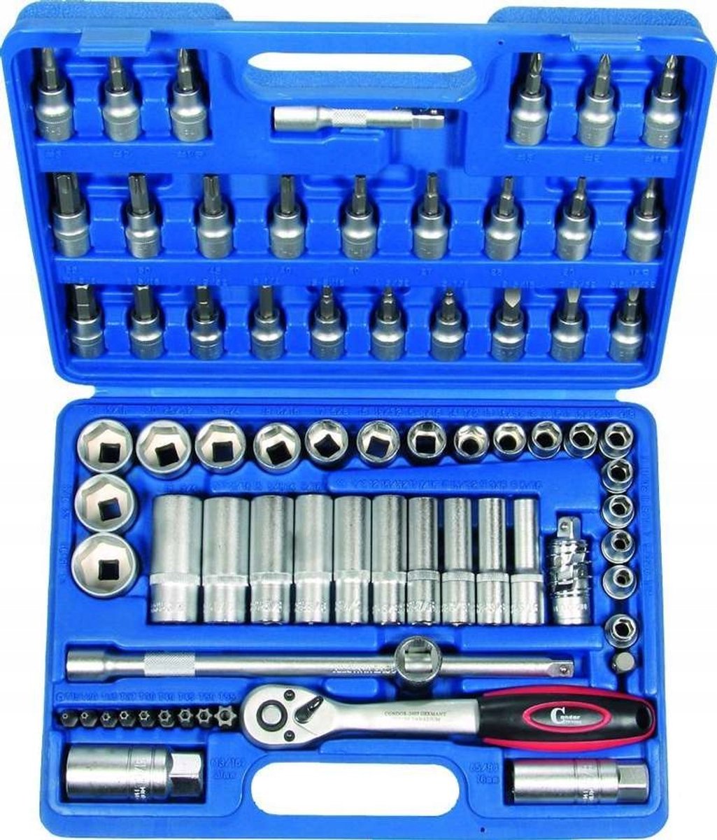 71-delige 3/8" Zoll Doppenset - Merkloos
