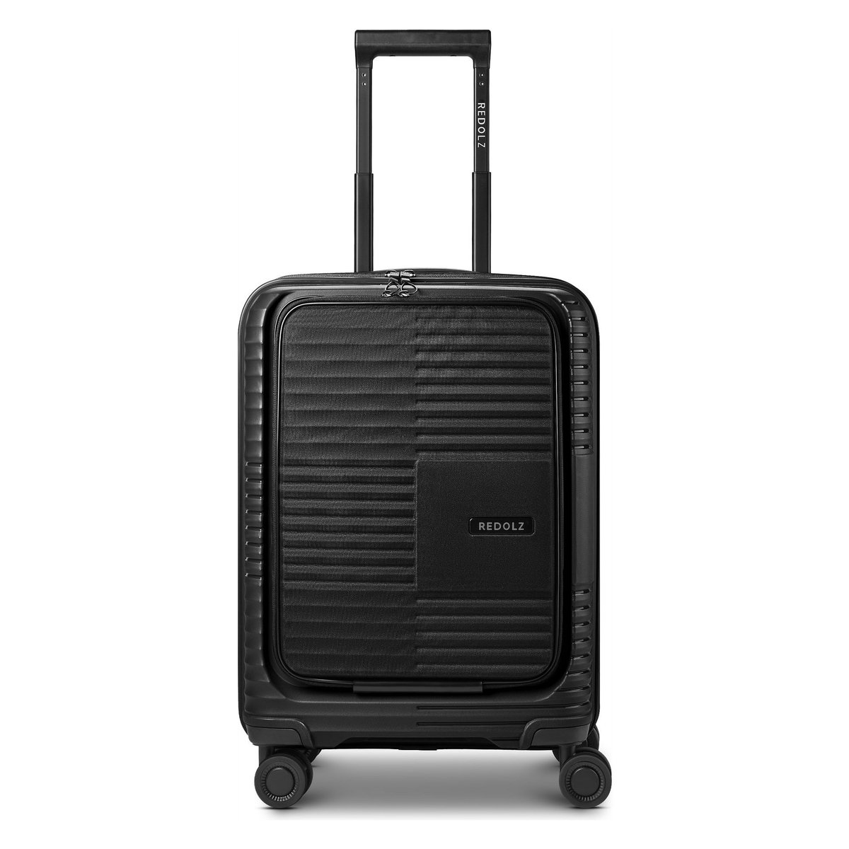 REDOLZ trolley met laptopvak Essentials 17 2.0 Trolley ( Exp. With Front Pocket ) Black zwart 55cm
