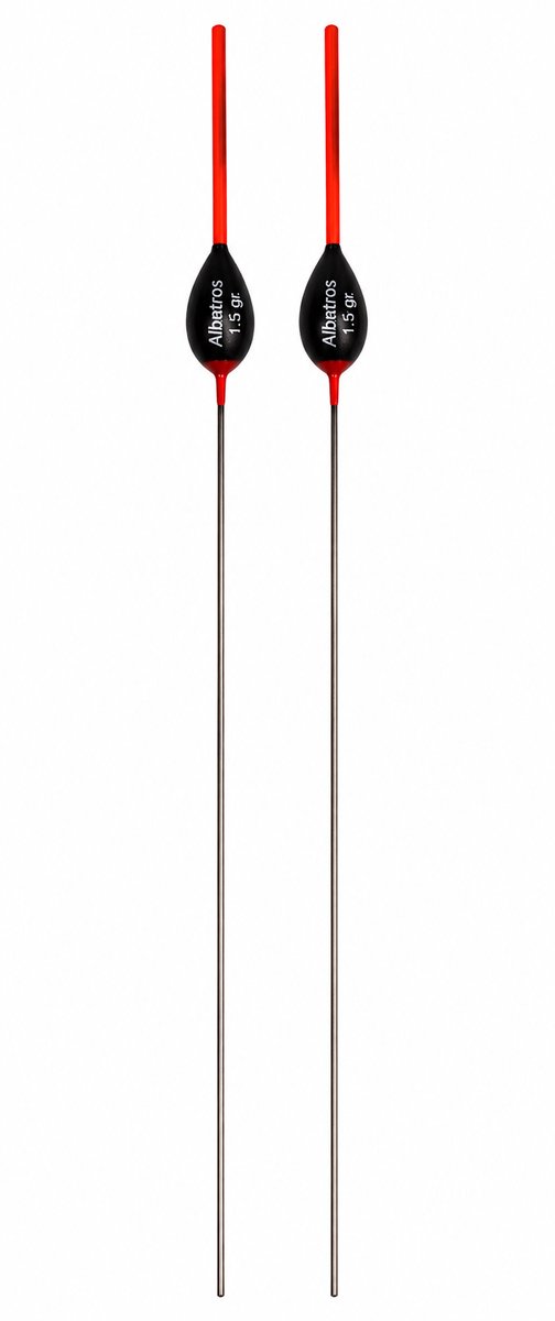 Albatros TL5 pen dobber met stalen onderantenne voor stilstaand en licht stromend water 1.50 Gram