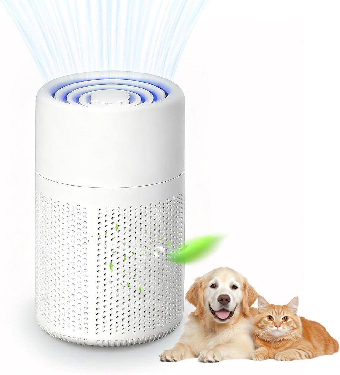 Luchtreiniger - Kleur 01 - Mini Luchtreiniger voor Thuis en Kantoor - HEPA-filter voor Allergieën en Geuren