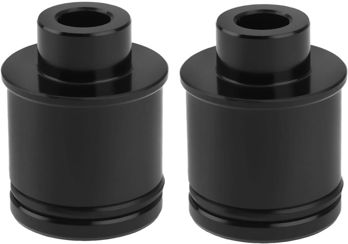 Set van 2 adapters voor steekassen 15 mm naar 9 mm van aluminium