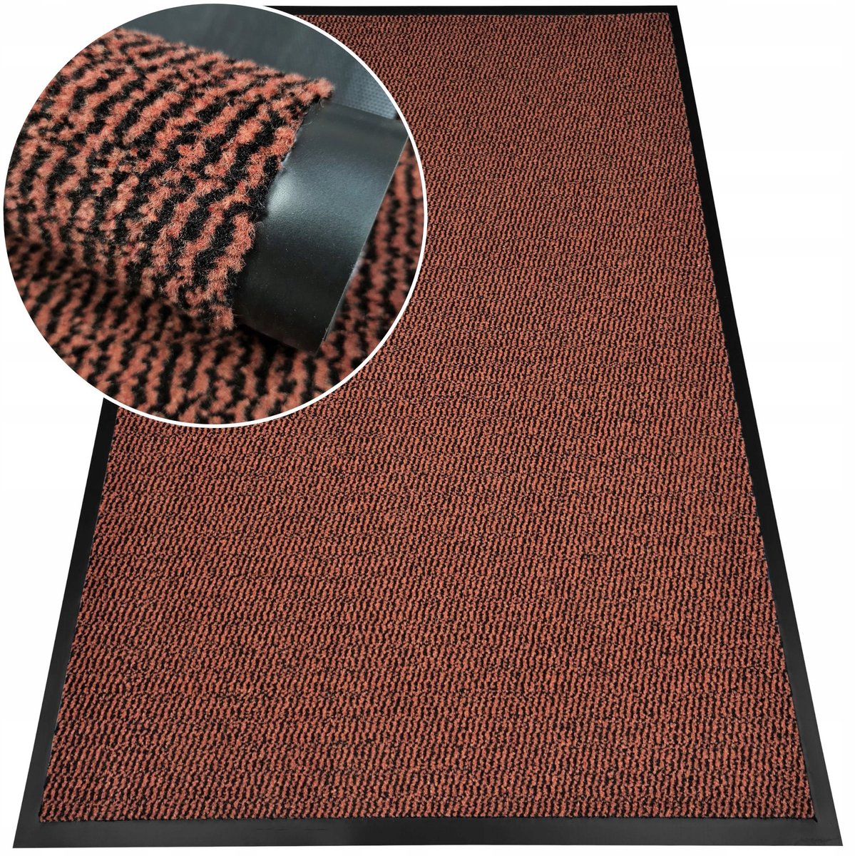 Merkloze Deurmat 120x180 cm - Duurzame Rubberen Buitenmat