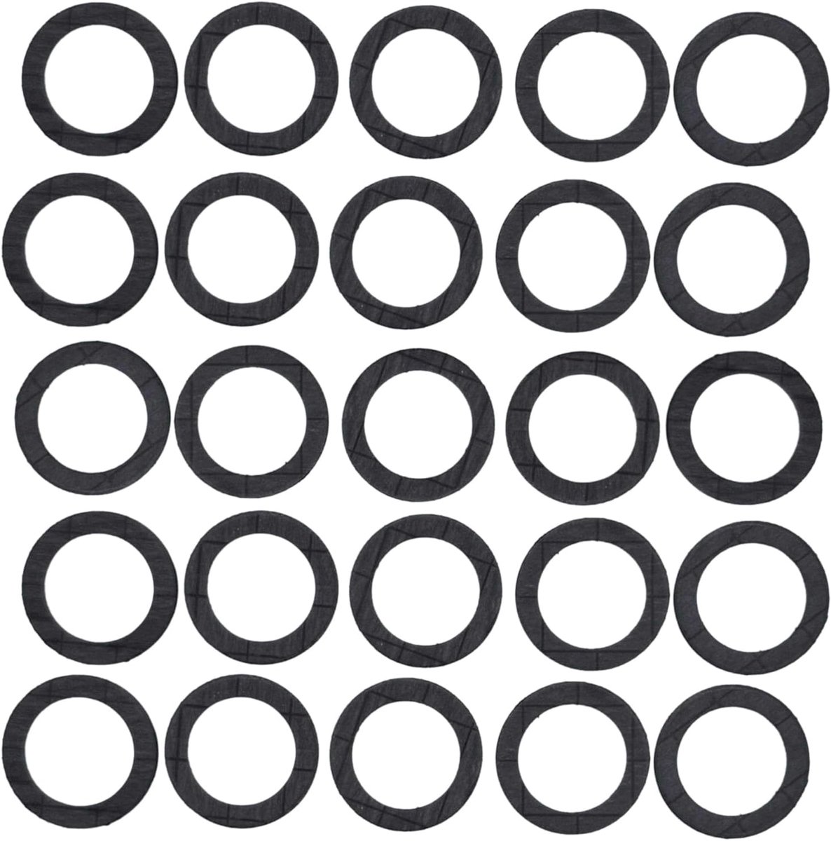 Graphiet vlakke pakking 3/4" (24 × 14.5 × 2.0mm) - voor hoge temperaturen - 25 stuks - tot 350°C - ShopVlot