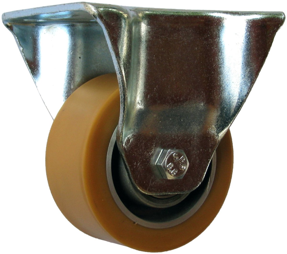 Vast wiel aluminium-polyurethaan 100mm, 280kg draagvermogen