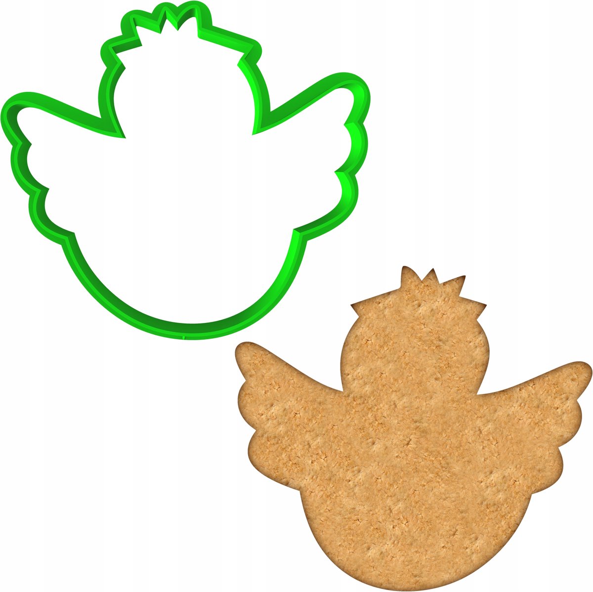 Paas Koekjesvorm Kipje - 8,6 cm - PETG Kunststof