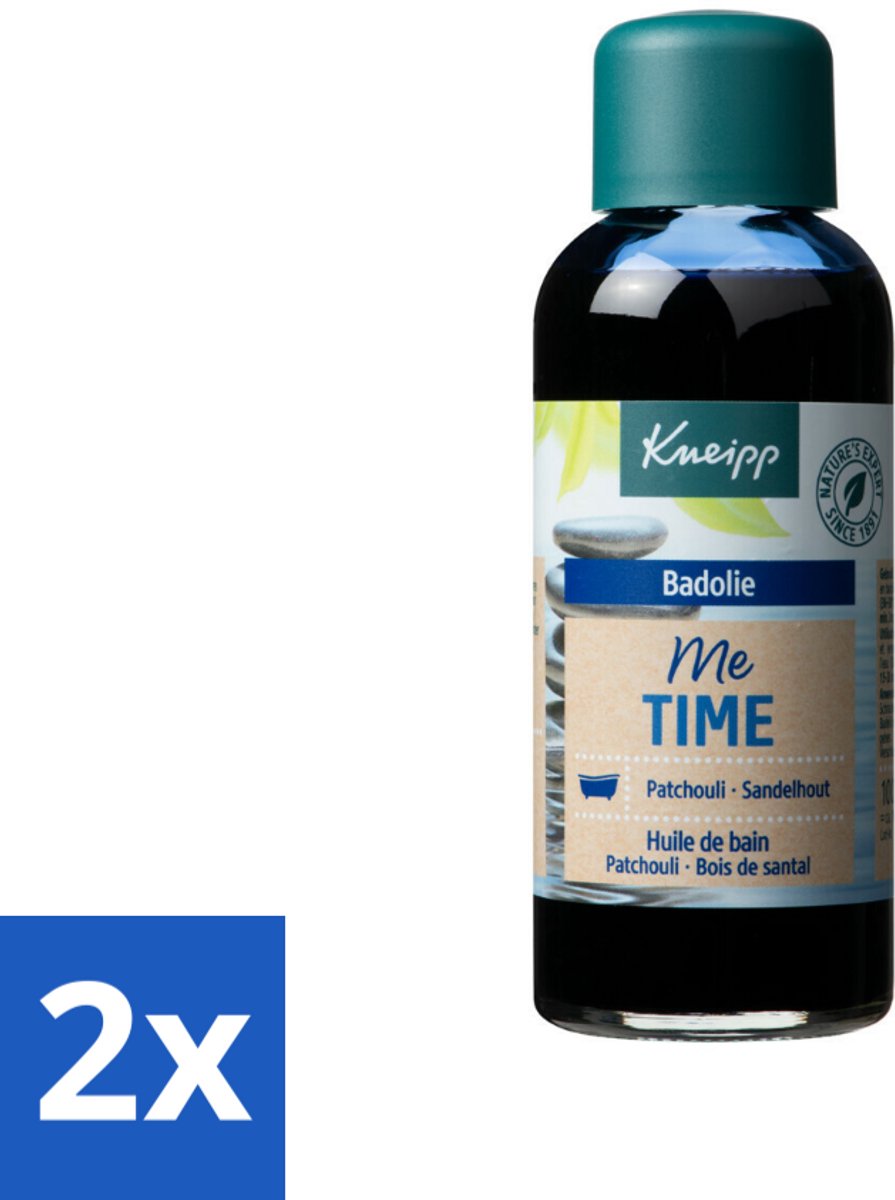 Kneipp - Badolie - Me-Time - Patchouli & Sandelhout - 100 ml - Voordeelverpakking - 2 stuks