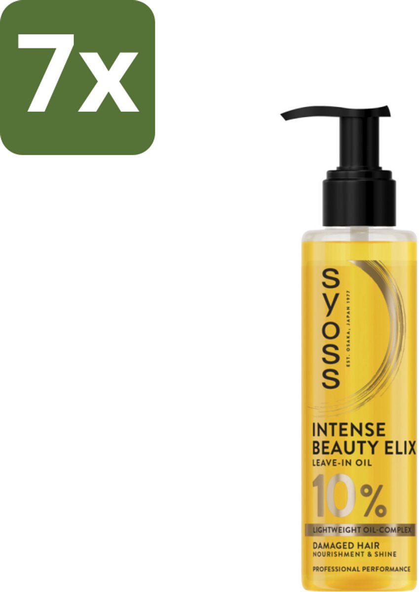 Syoss - Beauty Elixir - Haarolie - Voedt & Glanst - 100 ml - Bulkverpakking - 7 stuks