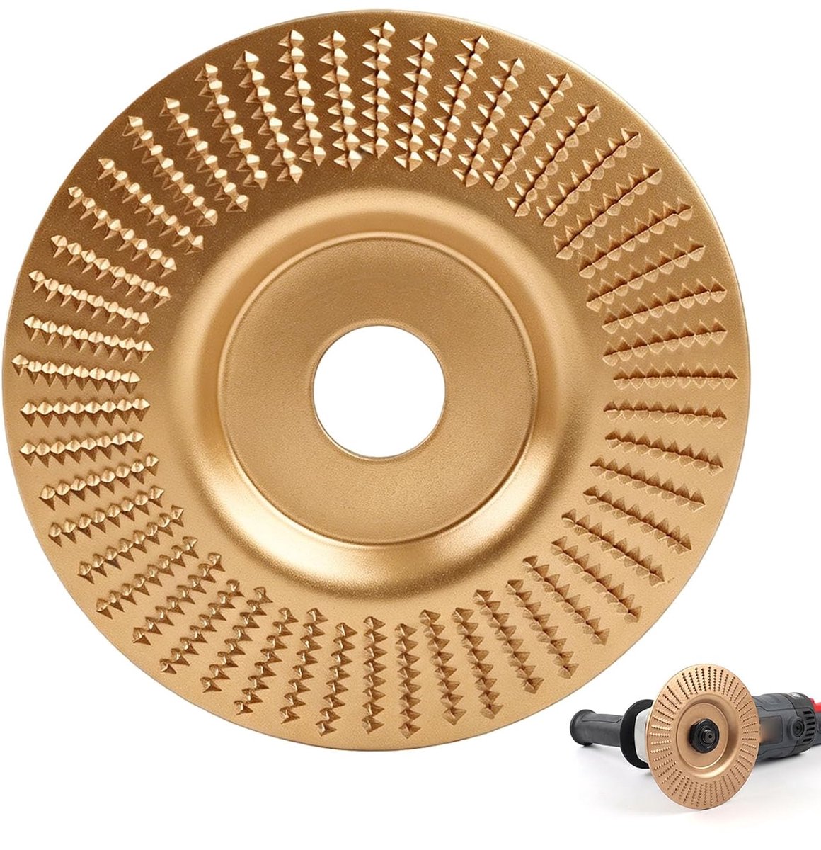 Slijpschijf van wolfraamcarbide, slijpschijf van wolfraam, slijtvast, 125 mm, voor haakse slijper, wolfraamcarbide - ShopVlot