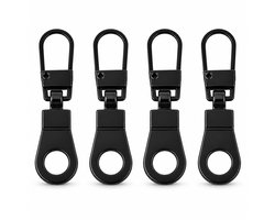Ritstrekker - Zipper Puller - 4 Stuks - Geschikt Voor Ieder Kledingstuk - Universeel Design - Ritssluiter - Ritssluiting - Ritskoord - Rits Opener - Ritshulp