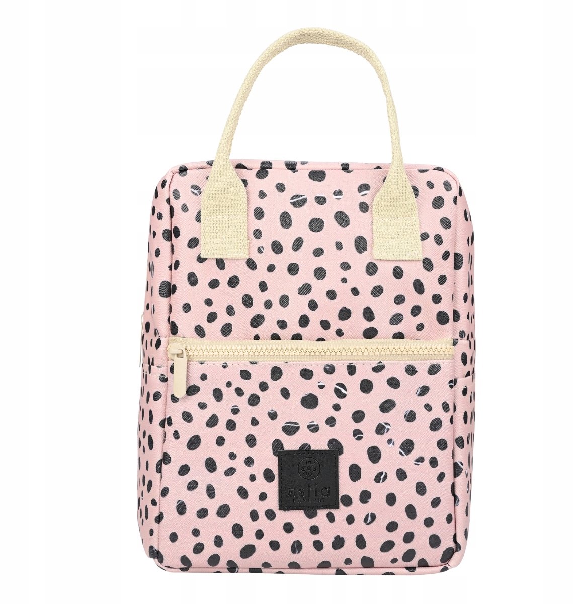 Merkloze Lunchtas 7L met Fleshouder - Leopard Taupe