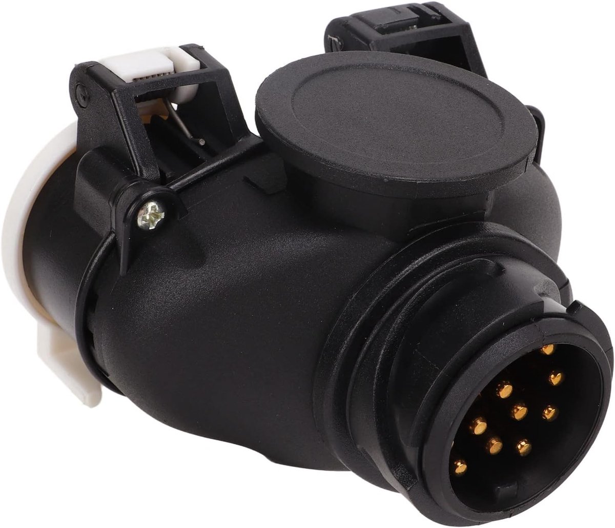 Trailerplugadapter 13 Pin naar 7 Pin - Dual Socket - Veilige verbinding - Geschikt voor vervanging - ShopVlot