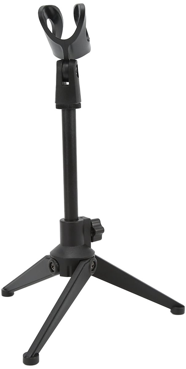 Ausla Microfoonstandaard Desktop-statief, Plastic Mini-tafel Verstelbare Microfooncliphouder, 20,5 Tot 27 Cm Hoogte - ShopVlot