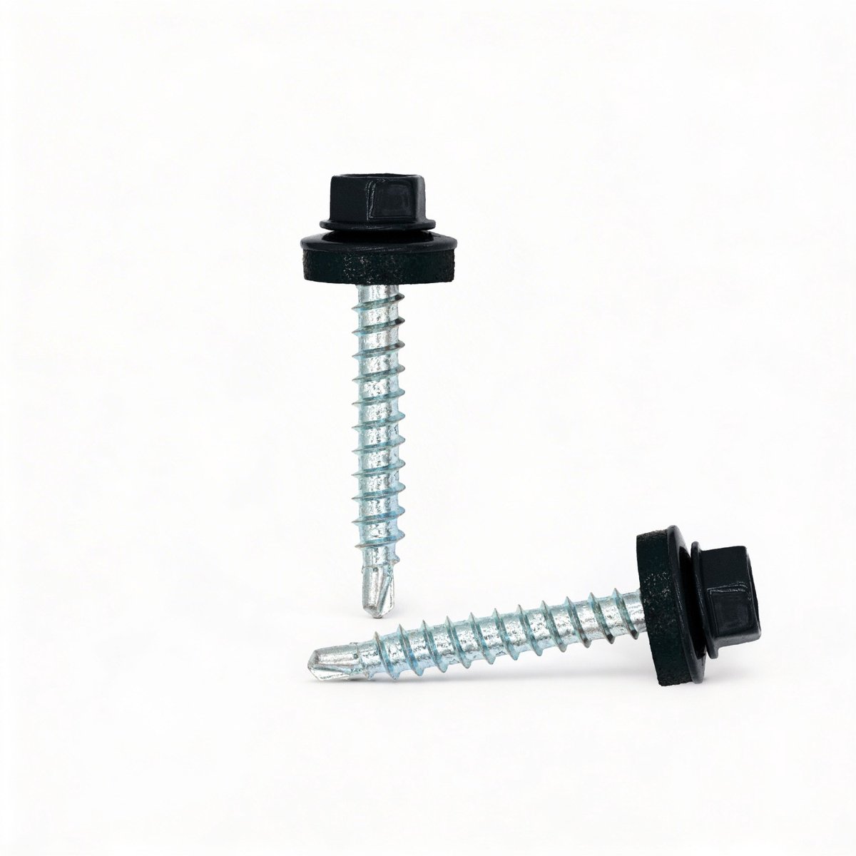 TWISTEC Zelfborende Dakschroeven 4,8 x 35 mm – Voor Houten Onderconstructies – RAL 9011 Grafietzwart – 100 stuks