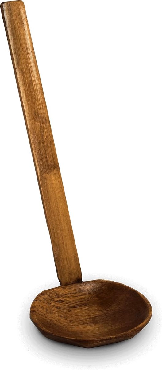 Traditional - Ramen spoon - Bamboo 18 cm - Japanese spoon - Wooden spoon - Noodles spoon - Wooden spatula - ShopVlot