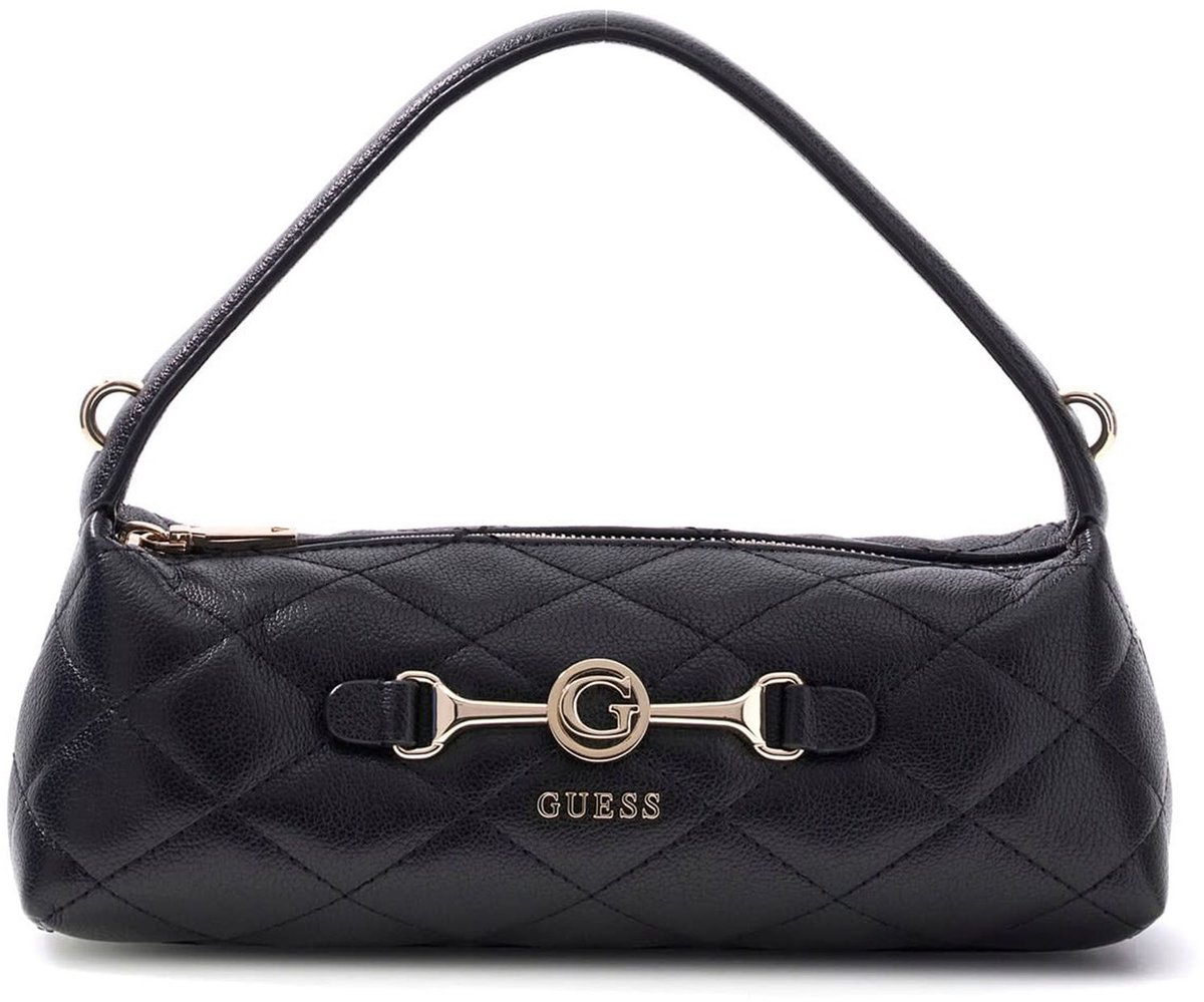 GUESS schoudertas Frances Mini Top Zip Crossbody Bag Black zwart