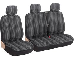 Autostoelbekleding set - kleurrijk etnisch ontwerp - universeel voor voorstoelen - beschermt uw interieur