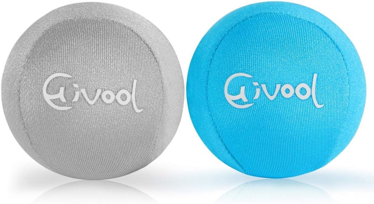 Anti-stressbal - Hemelsblauw en Grijs - Handtrainer voor Vingergymnastiek - Voor Stressmanagement en Handtherapie