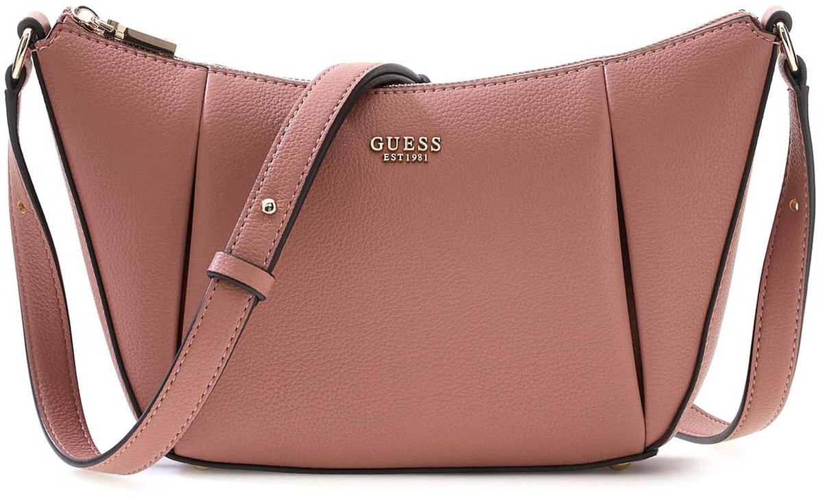 GUESS schoudertas Melody Convertible Shoulder Bag Rosewood oud roze