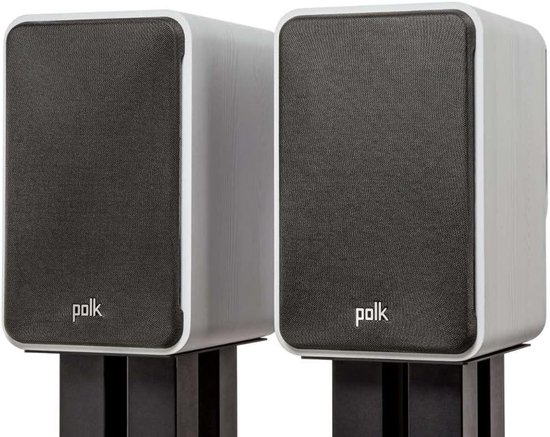 Boekenplank Luidsprekers - Stereo Set - Thuisbioscoop Geluid - Hoge Resolutie Audio - Set van 2 - Wit — afbeelding 4