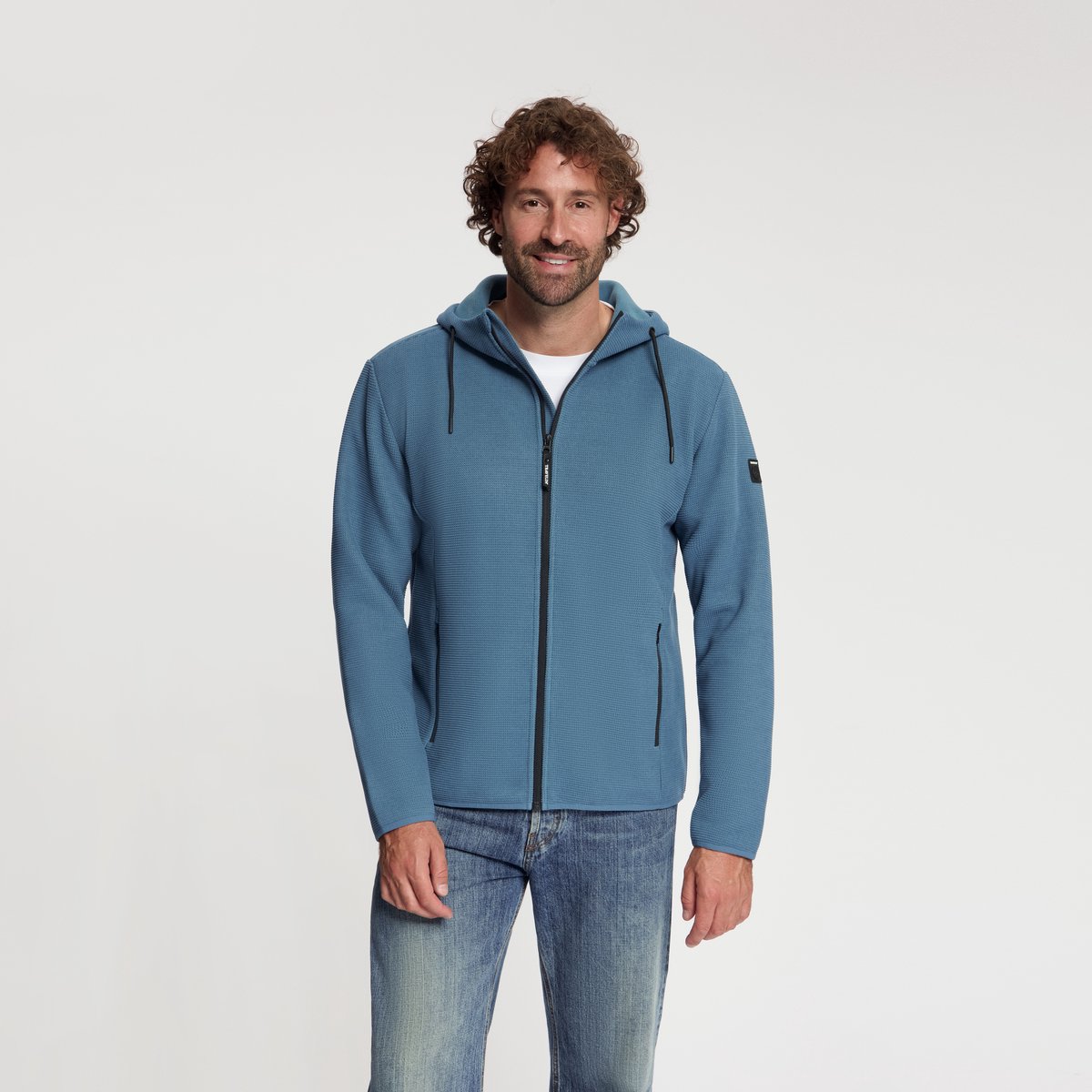 Travelin' Tyko Heren - Outdoorvest - Fleece - Blauw
