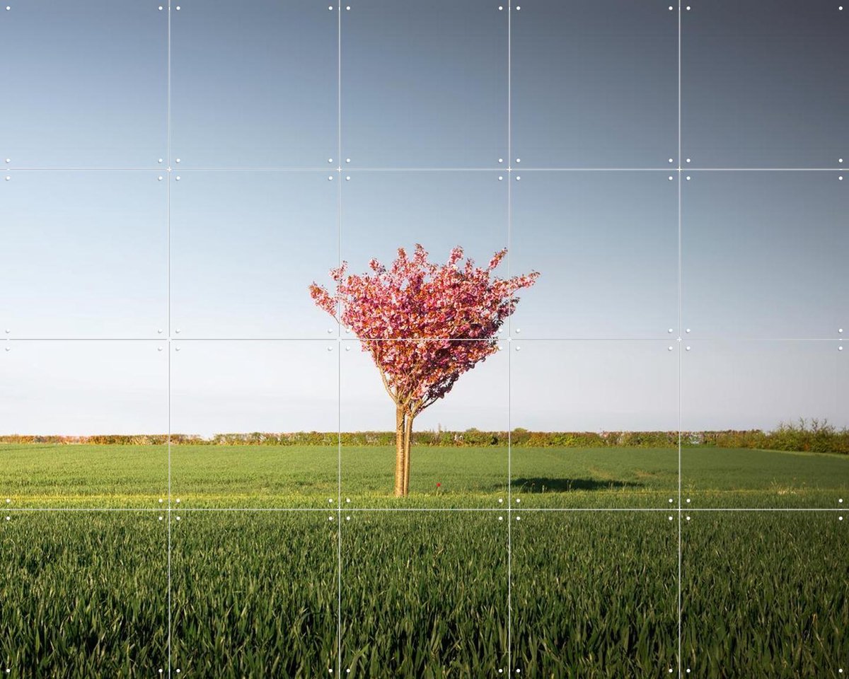 IXXI The Pink Tree, Claire Droppert - 100 x 80 cm - Gratis ophangtool - Grote wanddecoratie en posters - Fotografie, Gang, Slaapkamer, Woonkamer