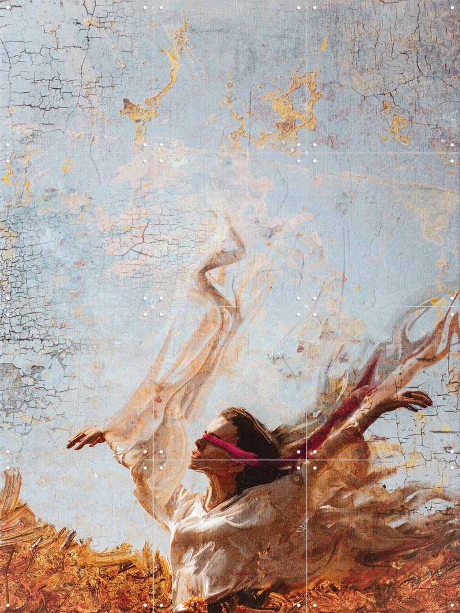 IXXI Weightless In Faith, Vineet Suresh - 60 x 80 cm - Gratis ophangtool - Grote wanddecoratie en posters - Surrealisme, Digitale Kunst, Abstract