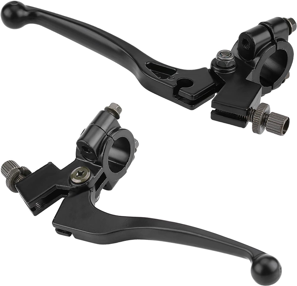Koppelingshendel motorfiets, 22 mm 7/8 inch stuur koppelingshendel inklapbaar remhendel met zitstok remhendel voor Dirt Pit Bike voor ultieme controle