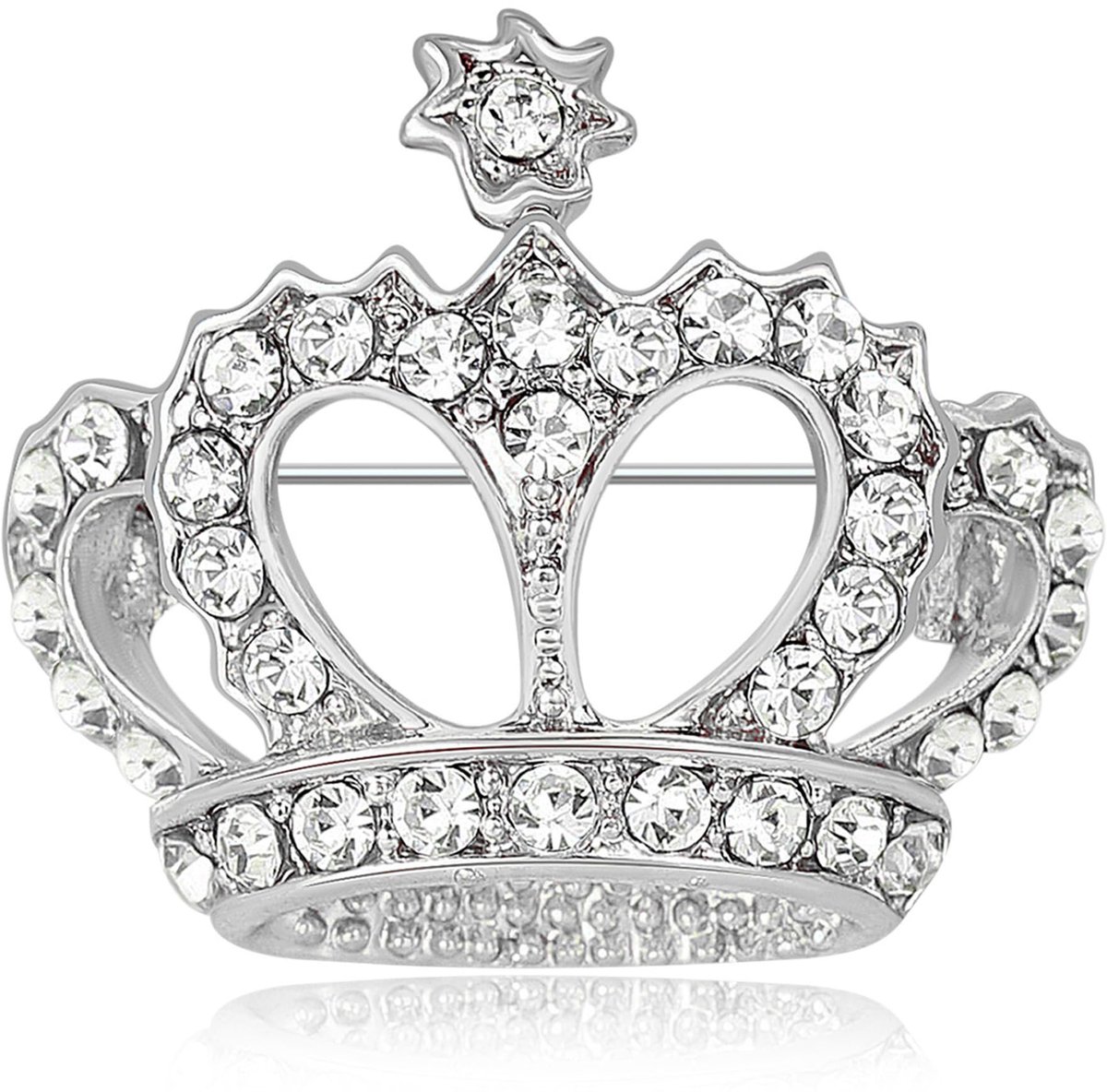 kristallen kroon broche zinklegering strass spelden dames revers jassen sjaals pakken bedels cadeaus
