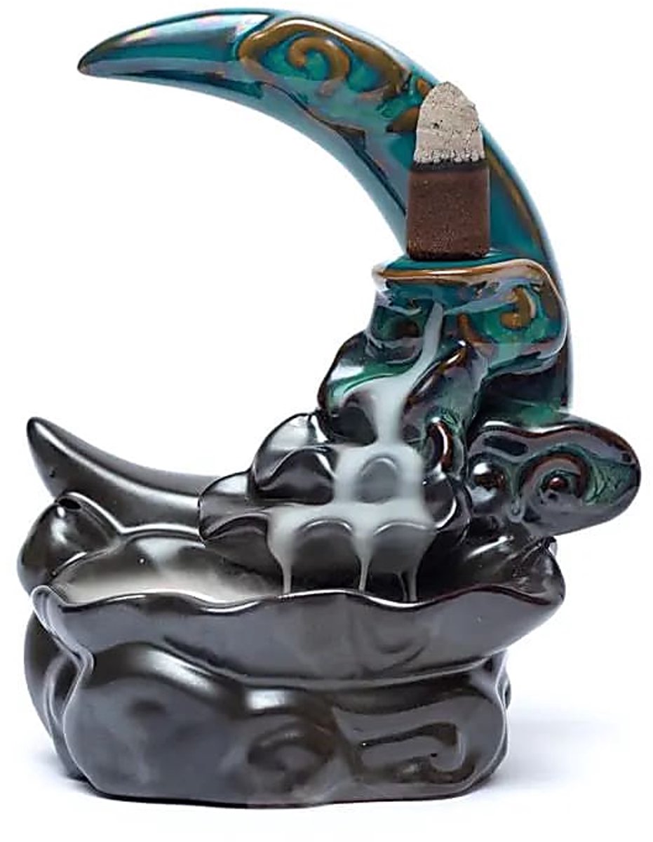 Backflow - Waterval - Wierookbrander - Maan
