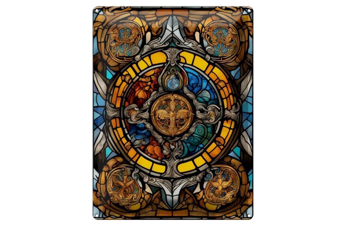 Blechschild 20x30cm Nordische Runentafel