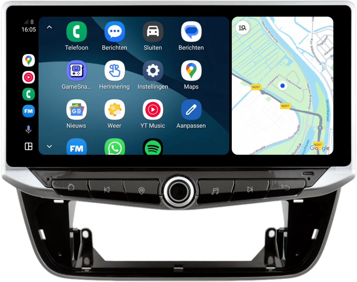 CarPlay autoradio geschikt voor Skoda Citigo | 2011 t/m 2016 | Cartronix CTX-119236 | 2011 2012 2013 2014 2015 2016 | 10.88 inch | Android 14 | Draadloos Apple CarPlay & Android Auto | 4GB + 64GB | Bluetooth & Wifi