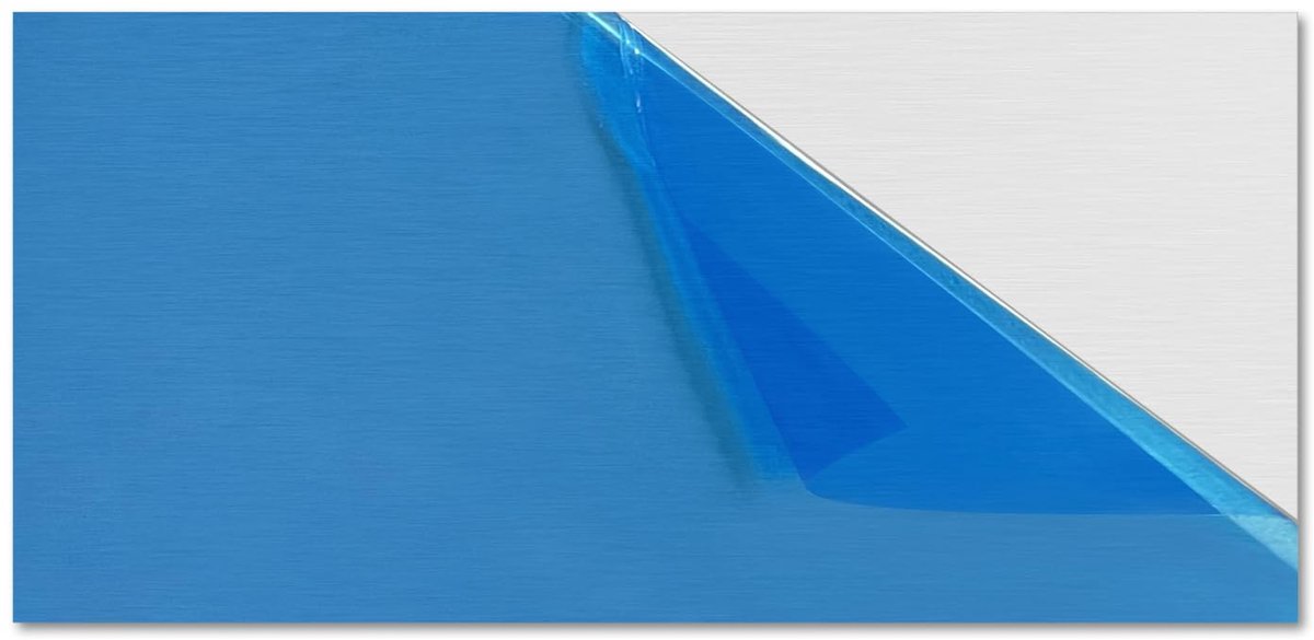 Aluminium plaat, 1,5 mm x 100 mm x 200 mm, 6061 T651, 99,9% zuiverheid, 1 stuk