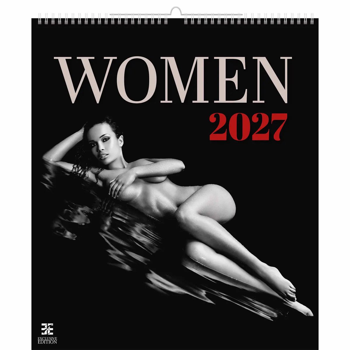 C275-27 Naakt zwart-wit Kalender A2 2027