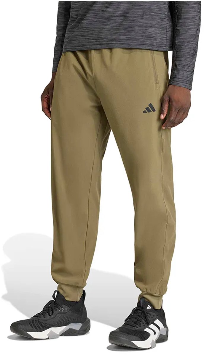 Adidas Workout Essentials Flex Woven Broek Man Olijf