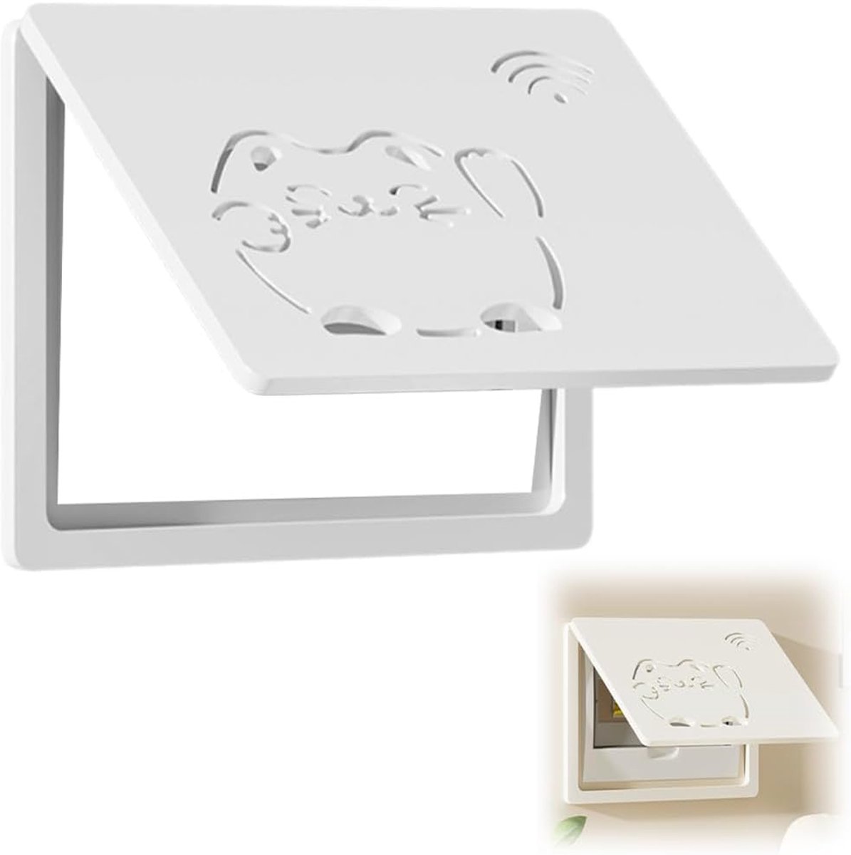 1 stuks zekeringkast afdekking, zekeringkast, wandgemonteerde kast stroomverdeler creatieve flip-cover decoratieve afbeelding verbergen verdelerkastens schilderij (B, 25 x 20 cm)