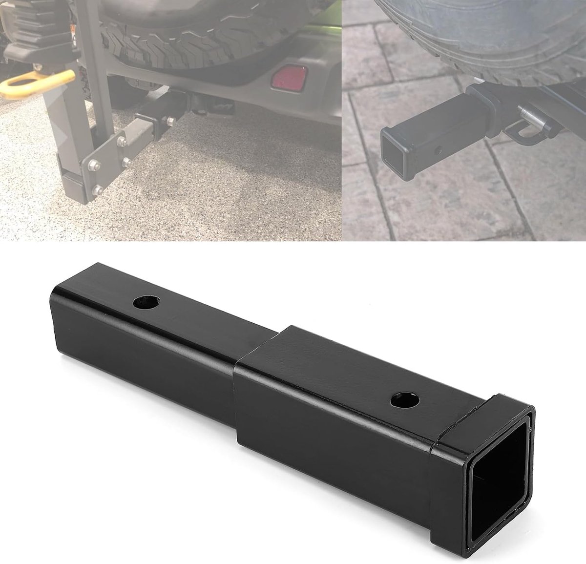 12 Inch Trekhaakverlenging, Sleepverlenger, Trekhaakverlenger, Trekhaakverlengingsadapter, Trekhaakontvangerverlenger, Stalen Vierkante Buis voor Klasse 3/4 2 Inch Ontvanger